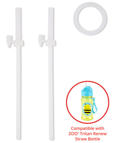 Skip Hop Sugrör t. Zoo Flaska Tritan Renew "2pack"