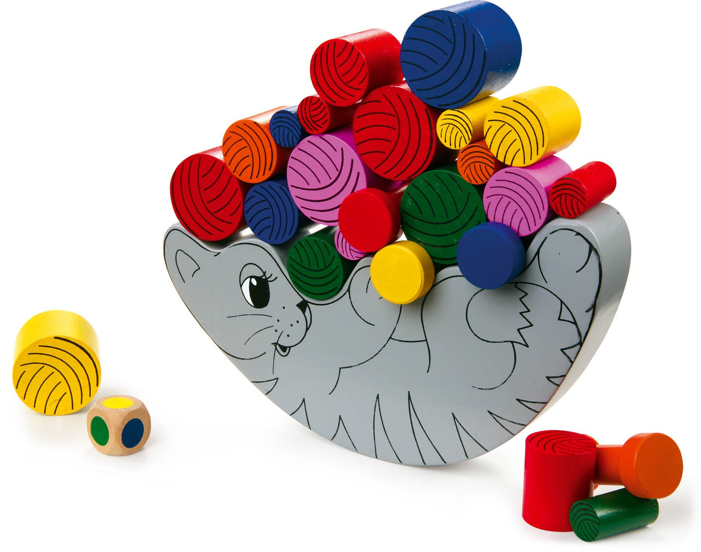 small foot Balansera katt | skicklighetsspel | trä