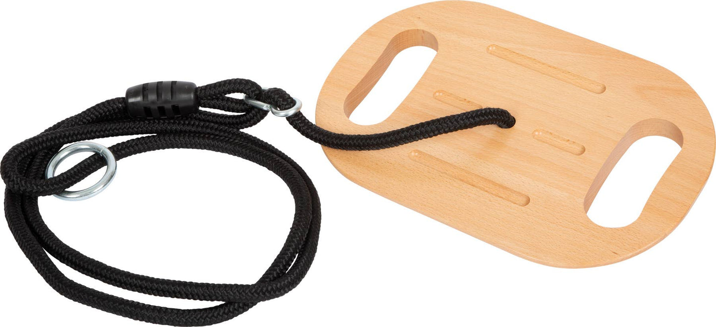 small foot ”Black Line” plattgunga med handtag | gungor | trä