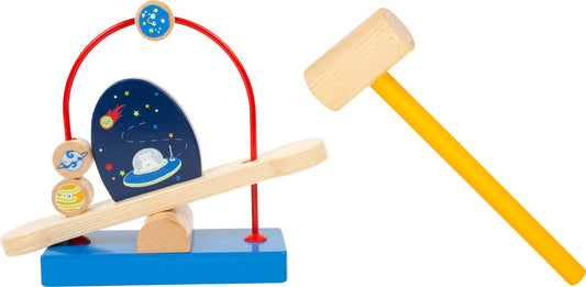 small foot Hammer spel ”Space” | knackar spel | trä