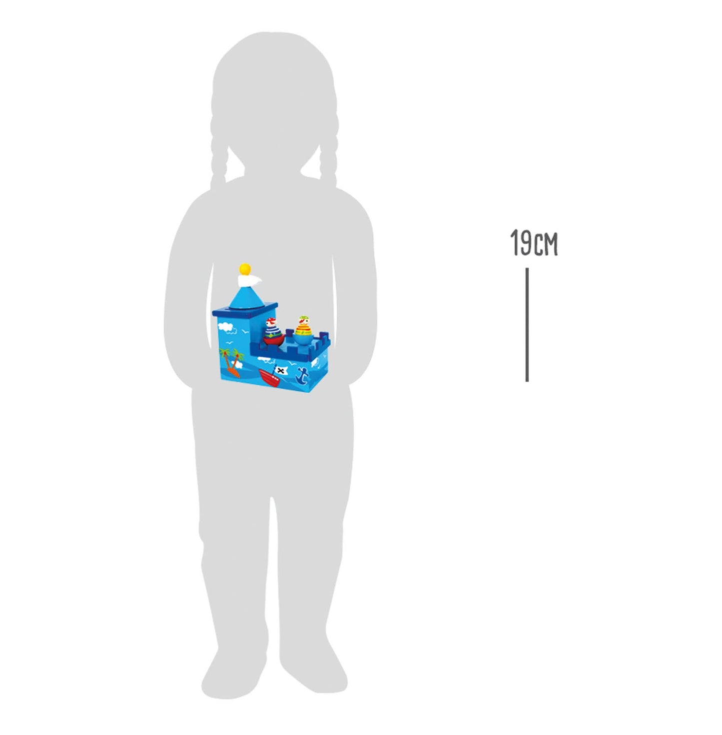 small foot small foot Pirate Music Box & Money Box | Speldosor | Trä