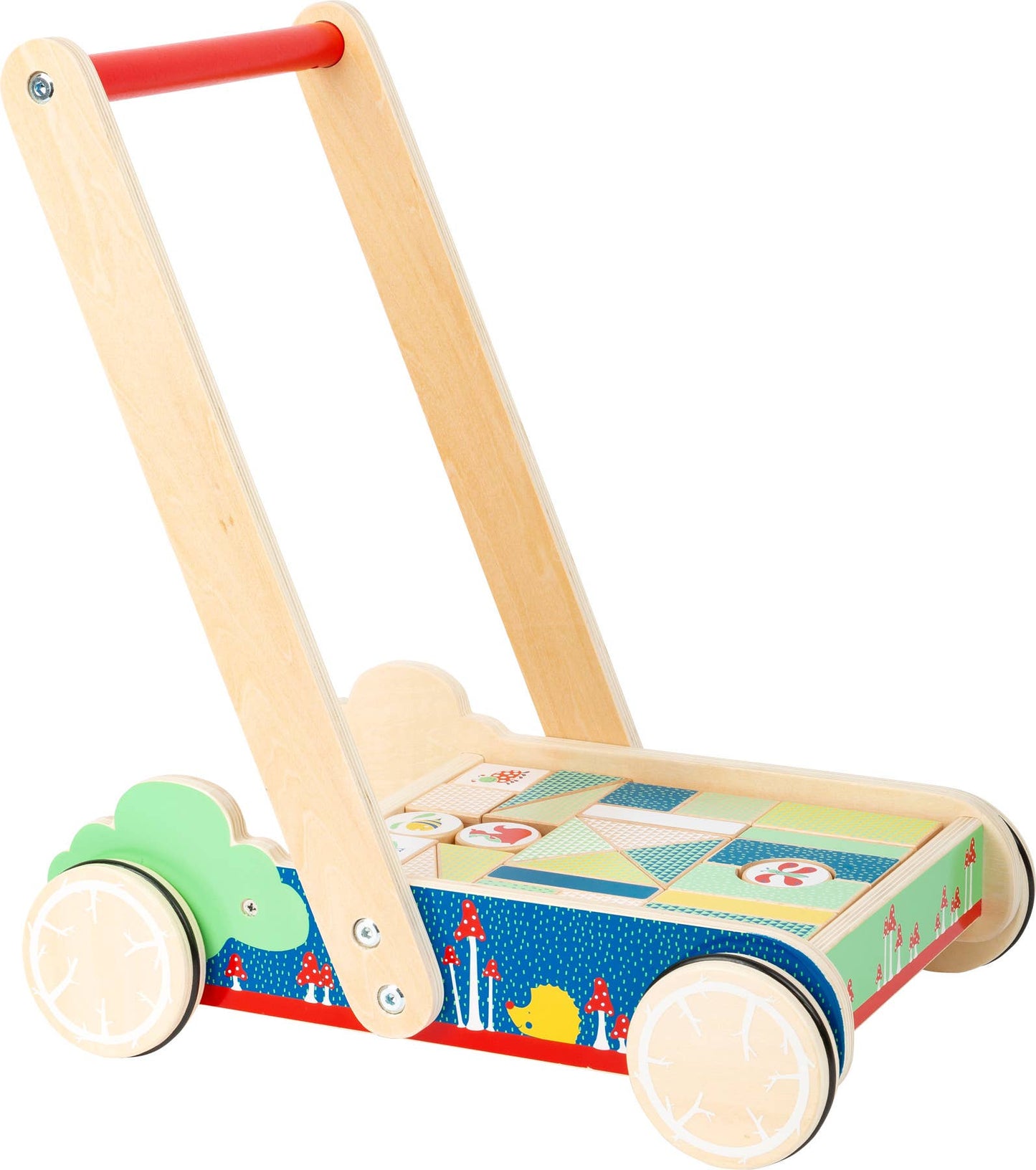 small foot Baby walker byggstenar ”Flytta det! ”| Gåstol | trä