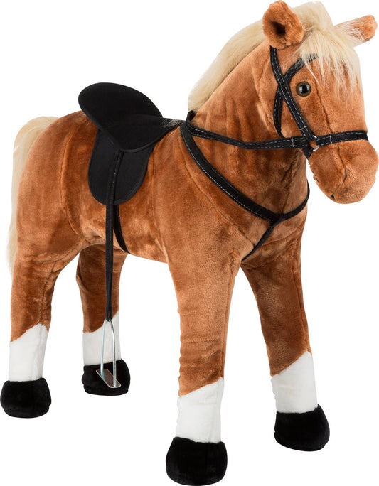small foot small foot Stående häst med ljud, brun | Rocking Horse |