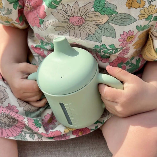 Summerville organic Sippy Cup Silikon 250 ml Cameo Grön