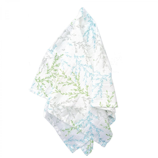 Ekologisk muslin swaddle filt Spring time