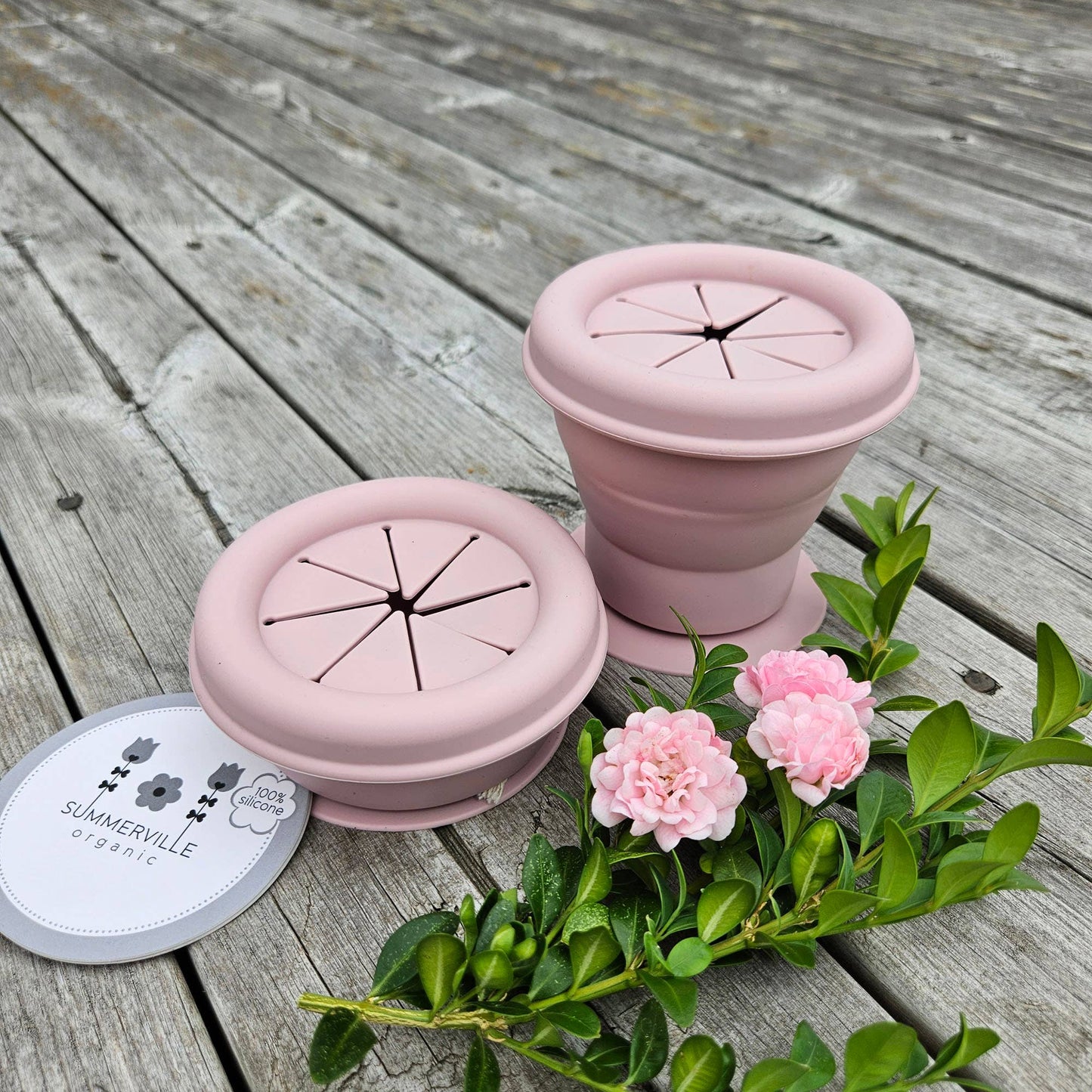 Snackpot silikon ljuslila