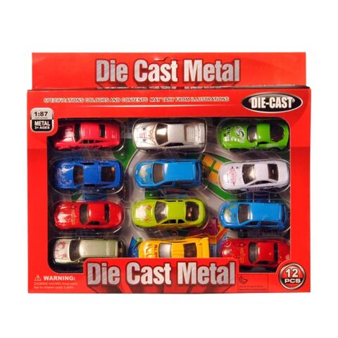 BIL METALL 12 ST 7,5 cm