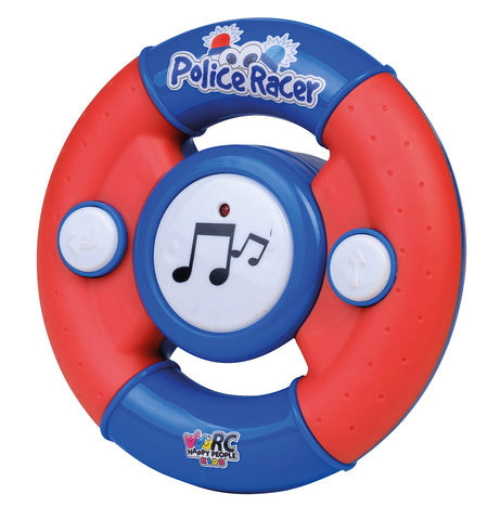 RC POLICE PLUSH CAR RADIODSTYRD 20 CM