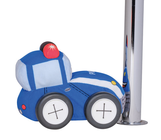 RC POLICE PLUSH CAR RADIODSTYRD 20 CM