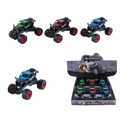 MONSTERTRUCK PULL-BACK 3 FRG 6ST DP