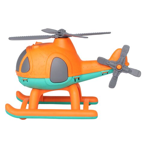 HELIKOPTER BIOPLAST 19 CM ORANGE