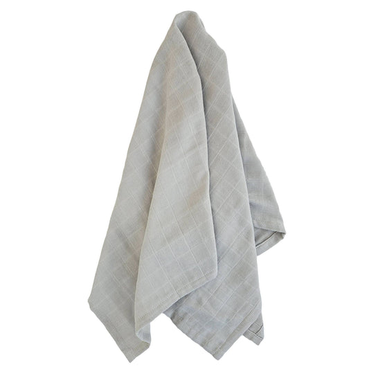 Summerville organic Babyfilt i muslin silvergrå GOTS