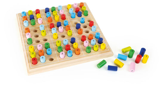 small foot Sudoku | Pedagogisk leksak | trä