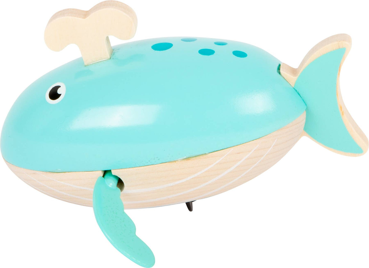 small foot Vatten leksak wind-up whale | wind-up leksak | trä