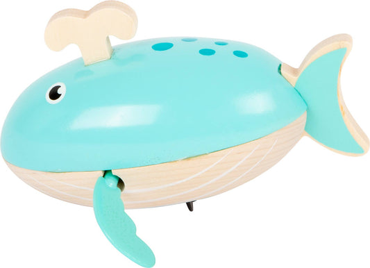 small foot Vatten leksak wind-up whale | wind-up leksak | trä