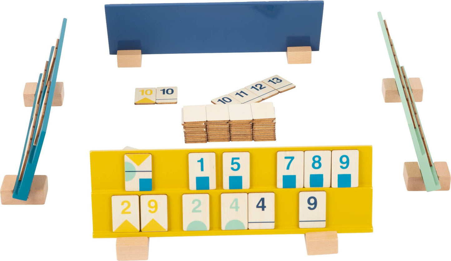 small foot Rummy nummer pusselspel | brädspel | trä