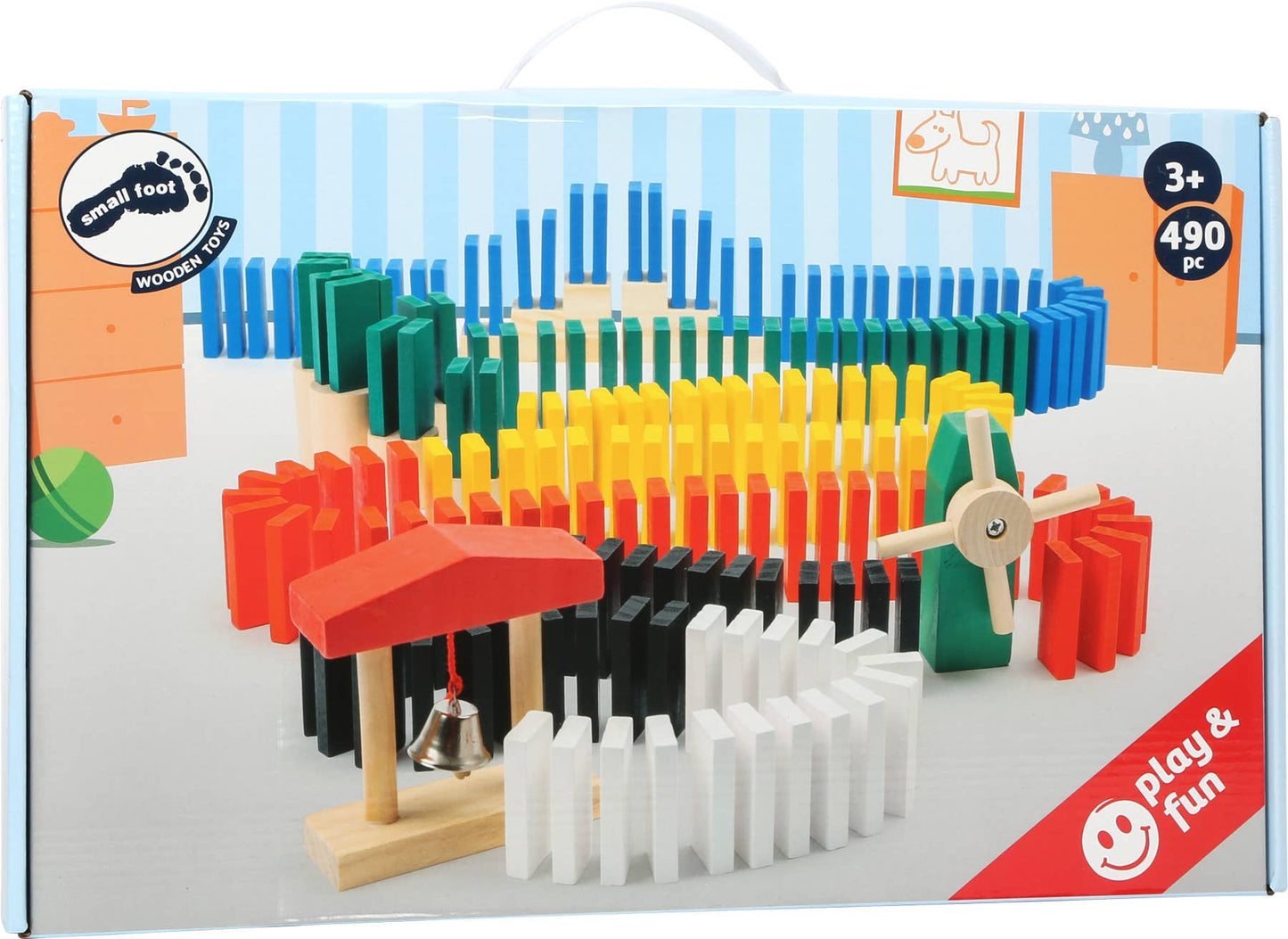 small foot small foot Domino Rally | Skicklighetsspel | Trä