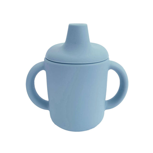 Sippy cup silikon sten blå