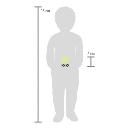small foot Bokstavsträng Polar W | Dekoration | Trä