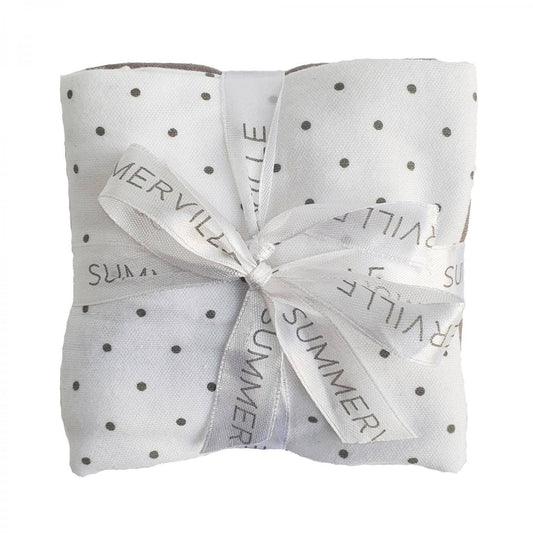 Organic Blankies White Dotty 3-pack