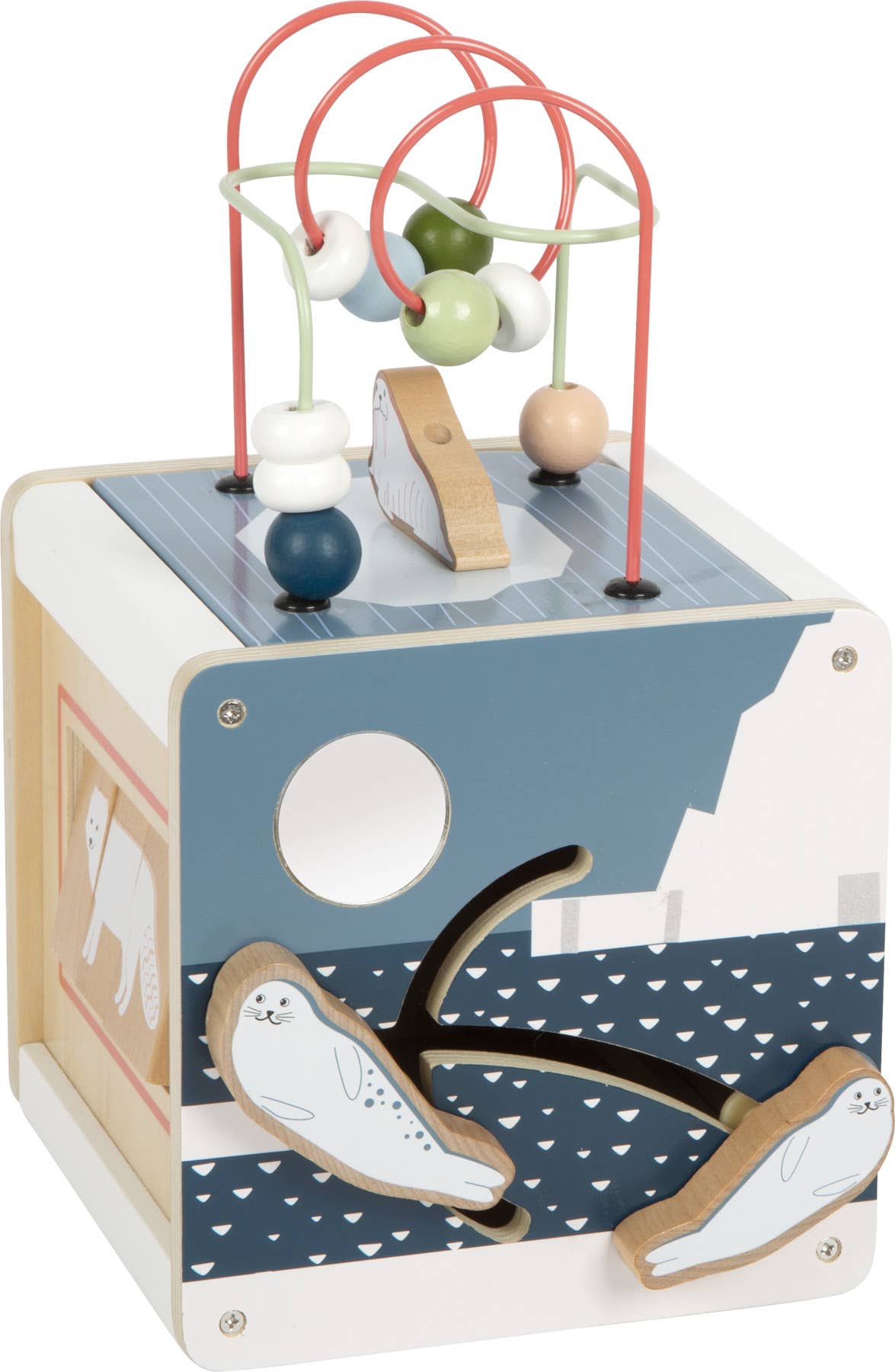 small foot Arctic Motor Skills Cube | Babyleksaker | Trä