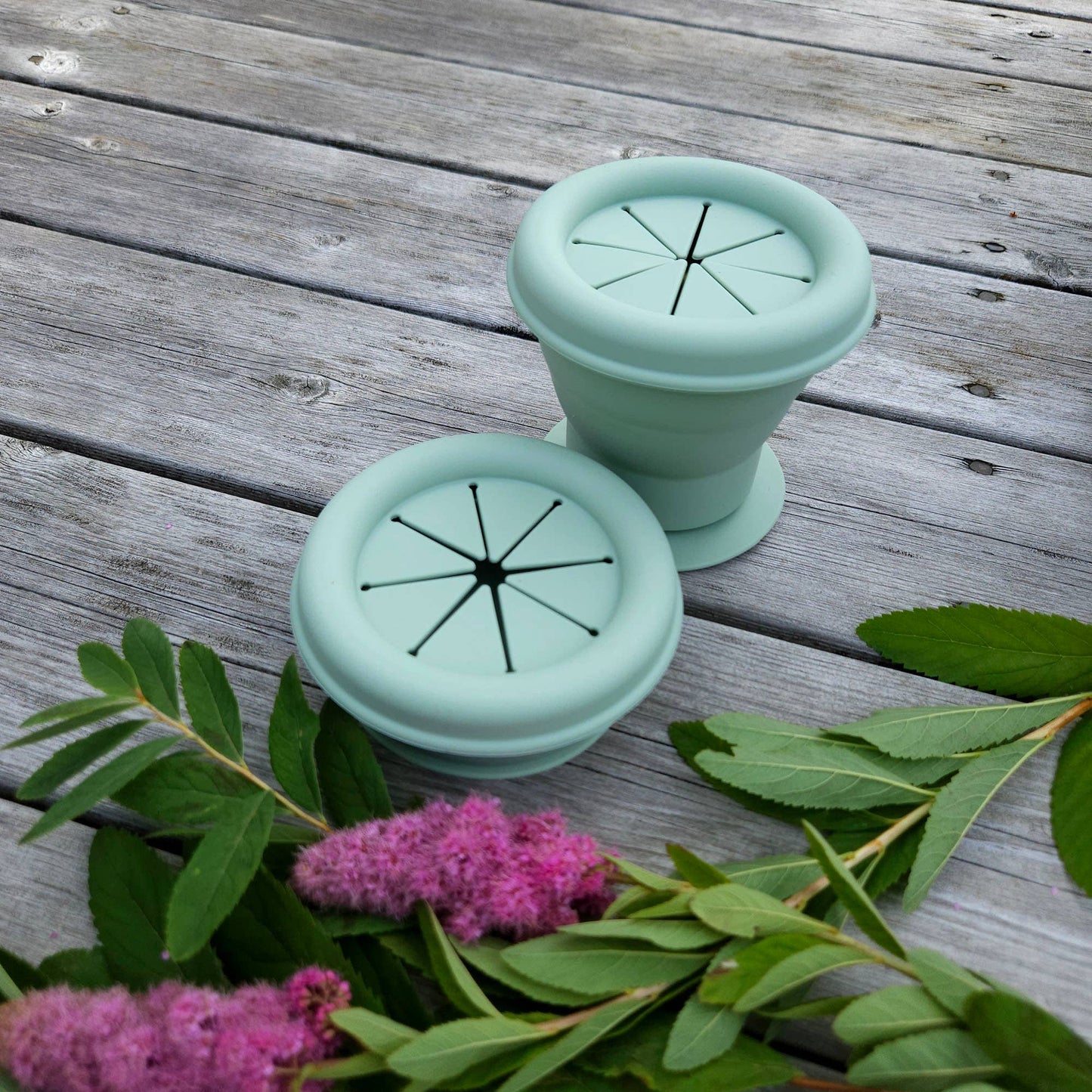 Summerville organic Snackpot silikon cameo grön