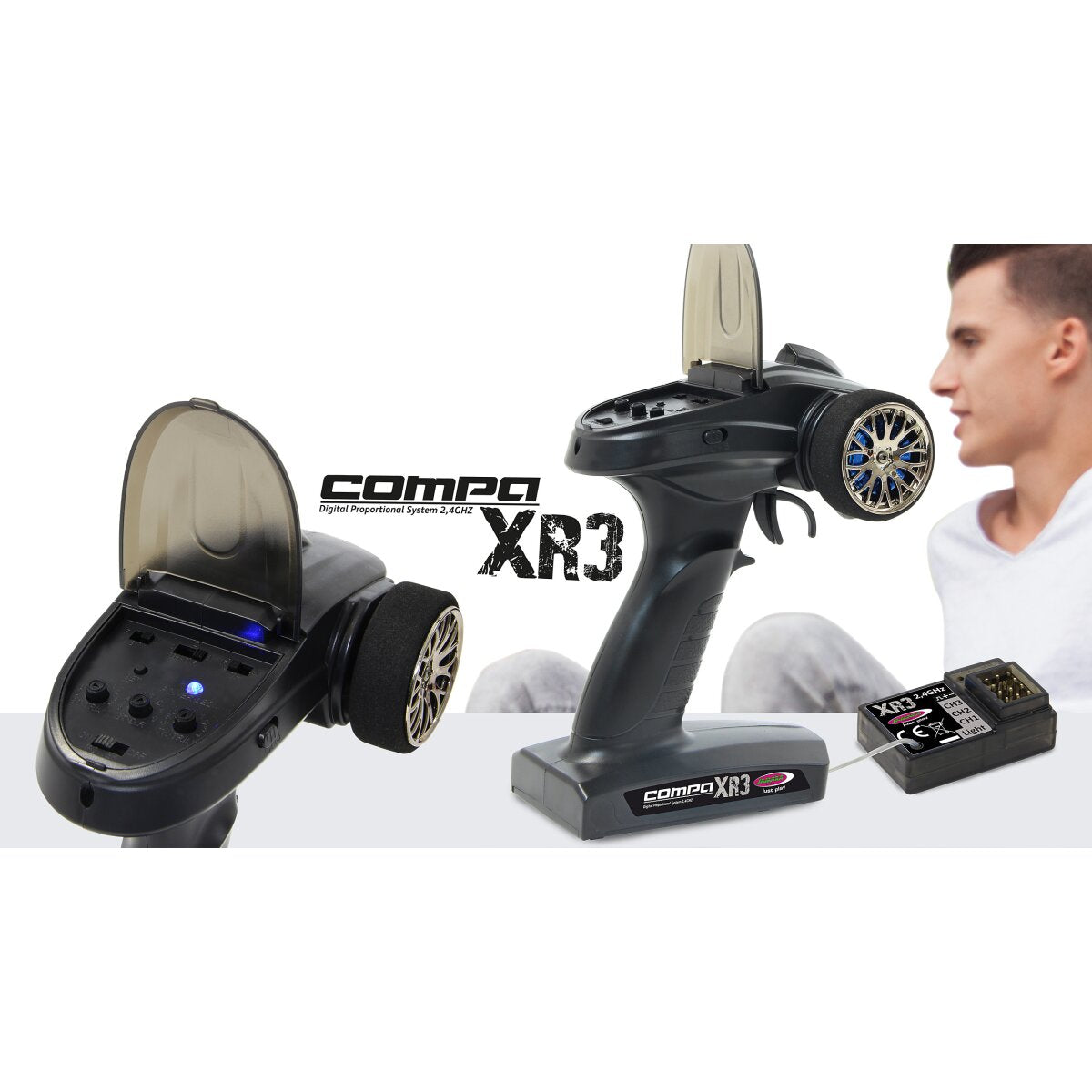 JAMARA Remote control Compa XR3 2,4GHz