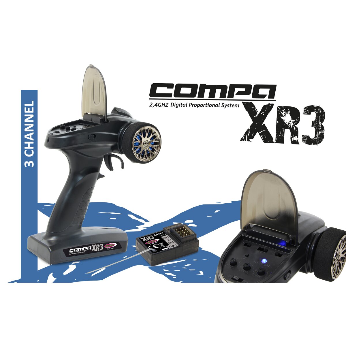 JAMARA Remote control Compa XR3 2,4GHz