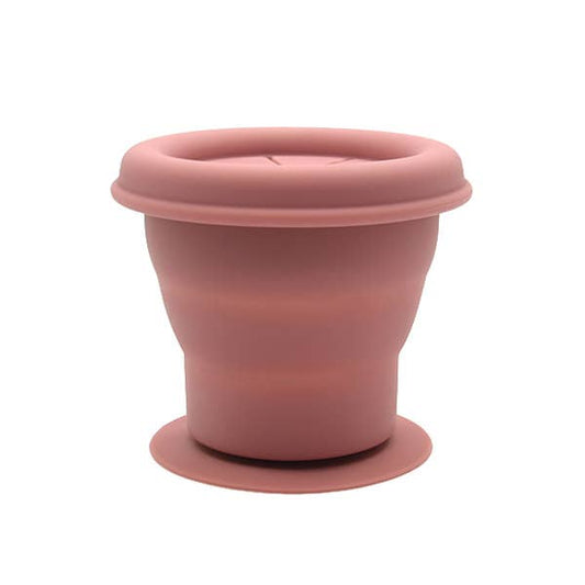 Snackpot silikon dammig rosa