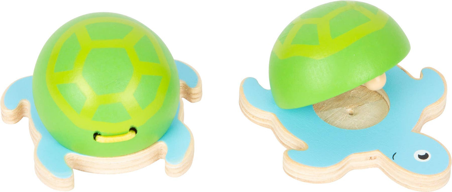 small foot Castanets Marine Animals | Skicklighetsspel | Trä