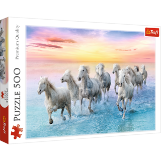 500 BIT GALLOPING WHITE HORSES