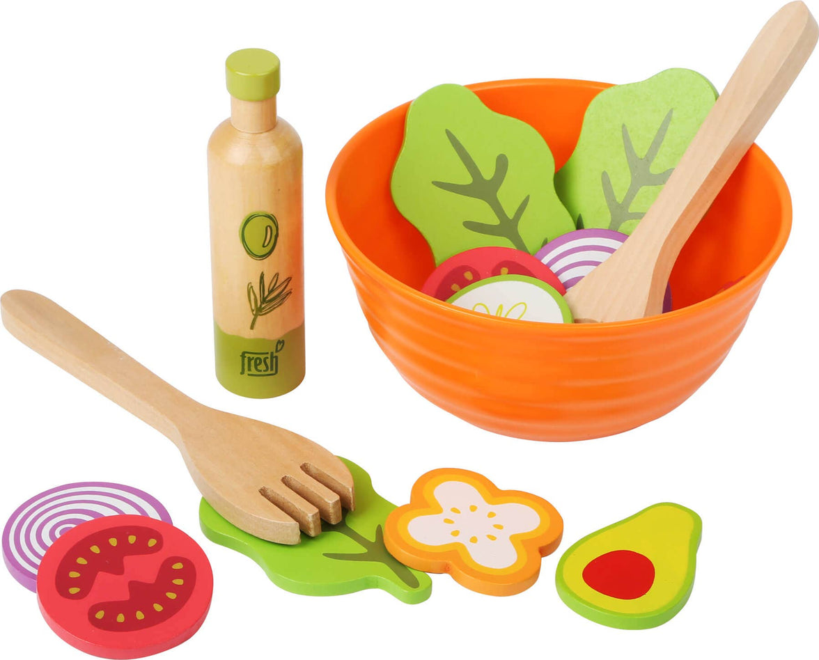 small foot Sallad spel set