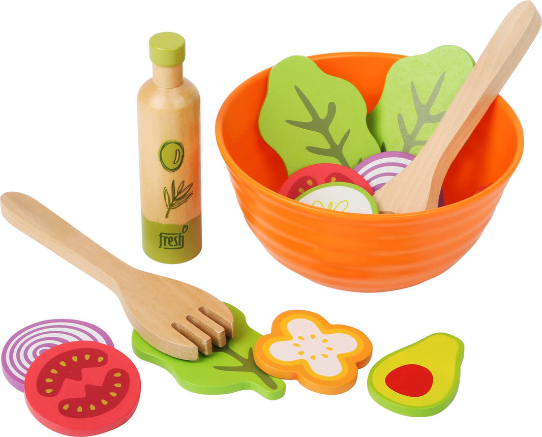 small foot Sallad spel set