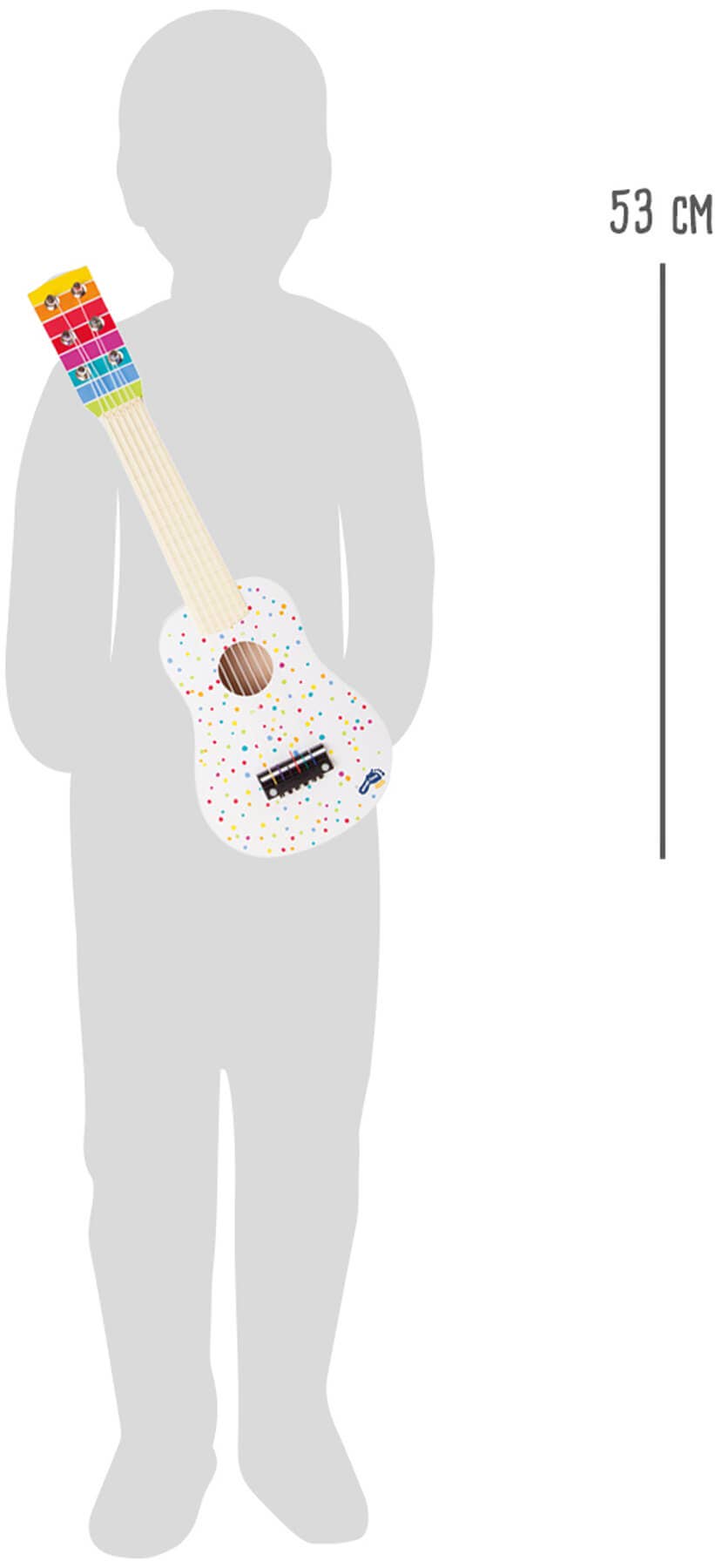 small foot Gitarr ”Ljud” | Musikinstrument | Trä