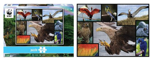 PUSSEL WWF FÅGLAR 1000PCS