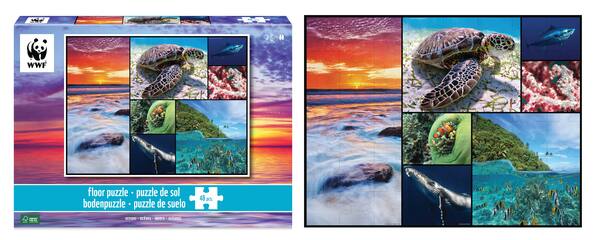 WWF GOLVPUSSEL 48PCS - HAV