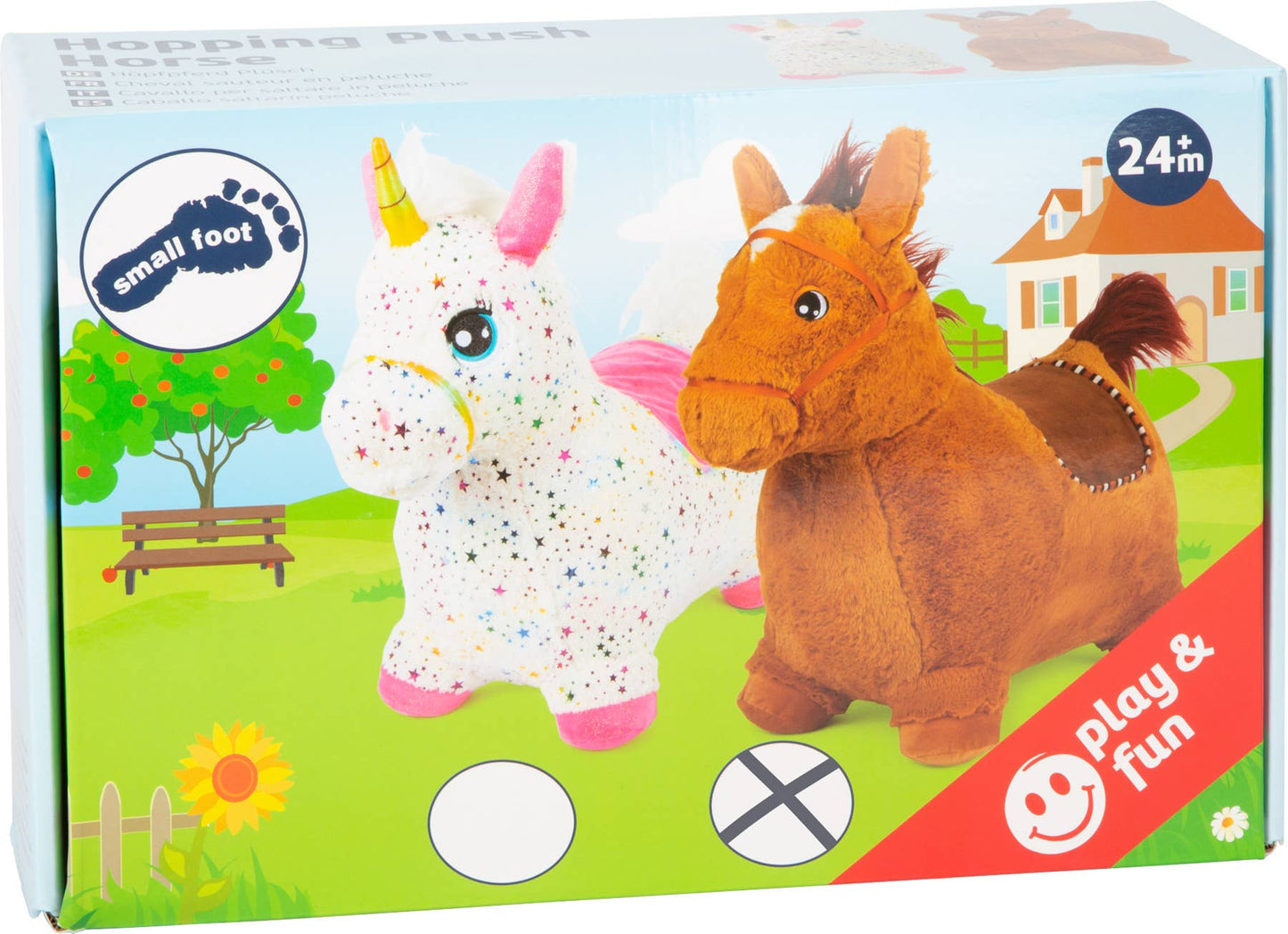 small foot small foot Jumping Horse Plush | Hoppa och hoppa |