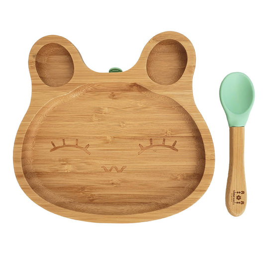 Summerville organic Barn Bambu Porslin Kanin Cameo Grön