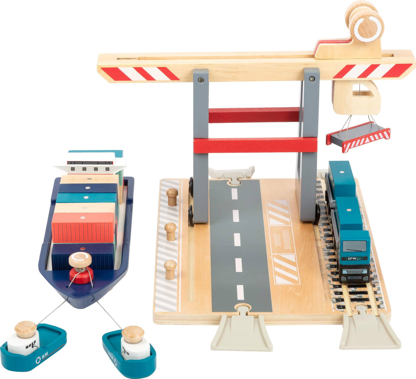 small foot Containerterminal med tillbehör | 100% Fsc