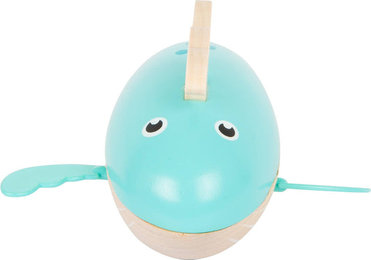 small foot Vatten leksak wind-up whale | wind-up leksak | trä