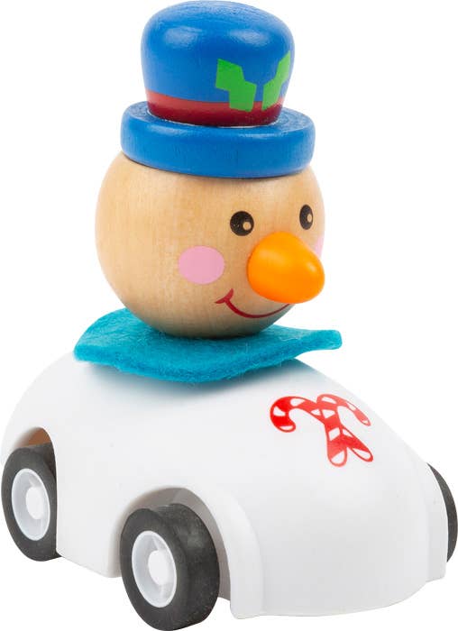 small foot Display dra tillbaka bilar jul | displayer | trä