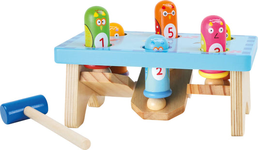 small foot Knackar spel Hau den Vogel | Knocking spel | trä