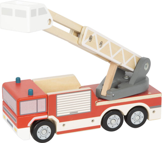 small foot Brandbil med stege | Fordon | Träleksak