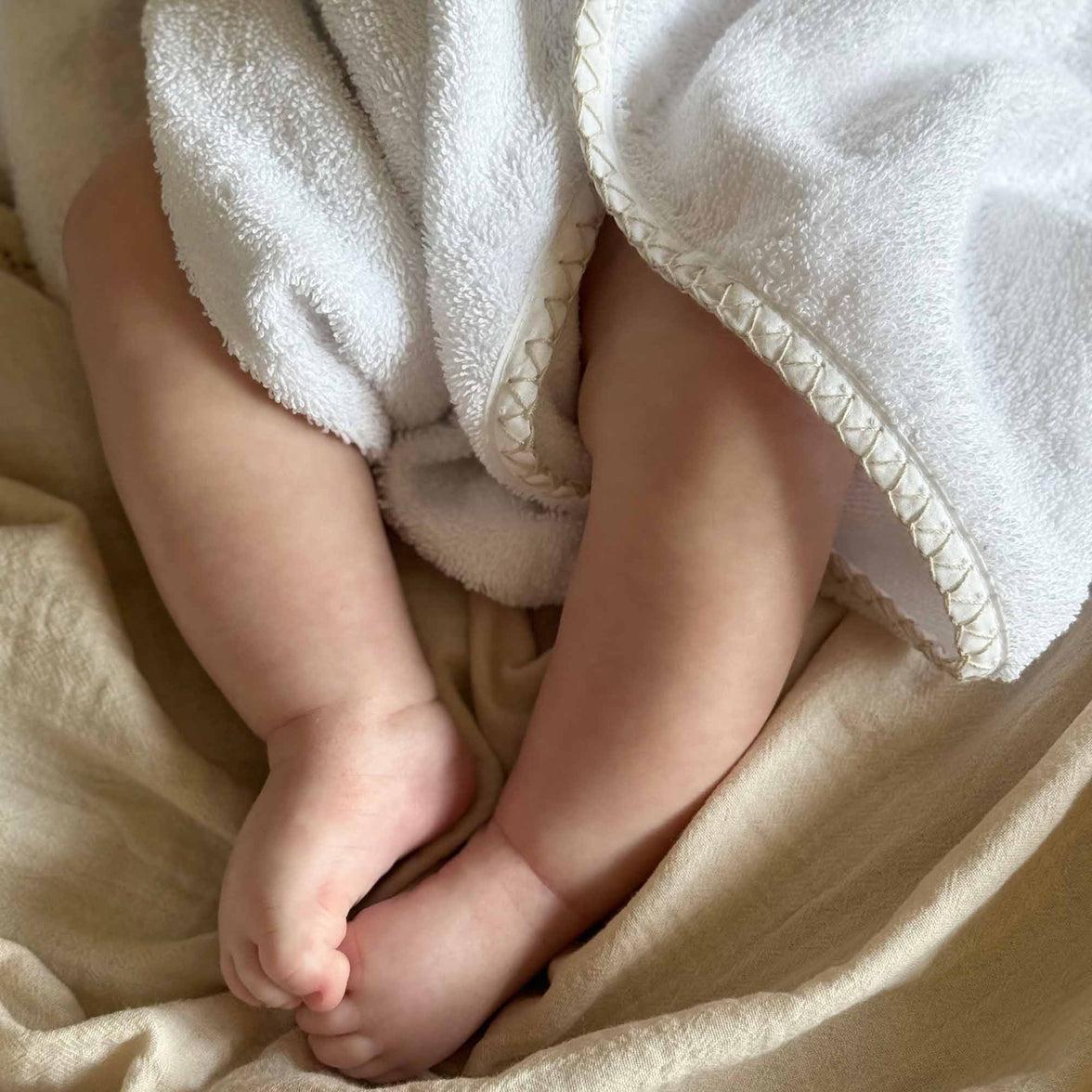 Summerville organic Huvad Babyhandduk Velour