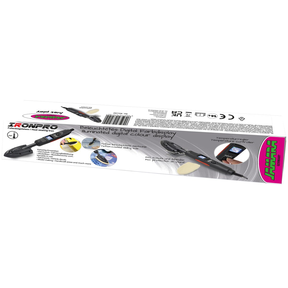 JAMARA IRONPRO foil iron with Color display