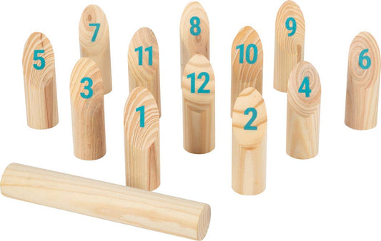 Viking spel Kubb med siffror ”Aktiv” | trä