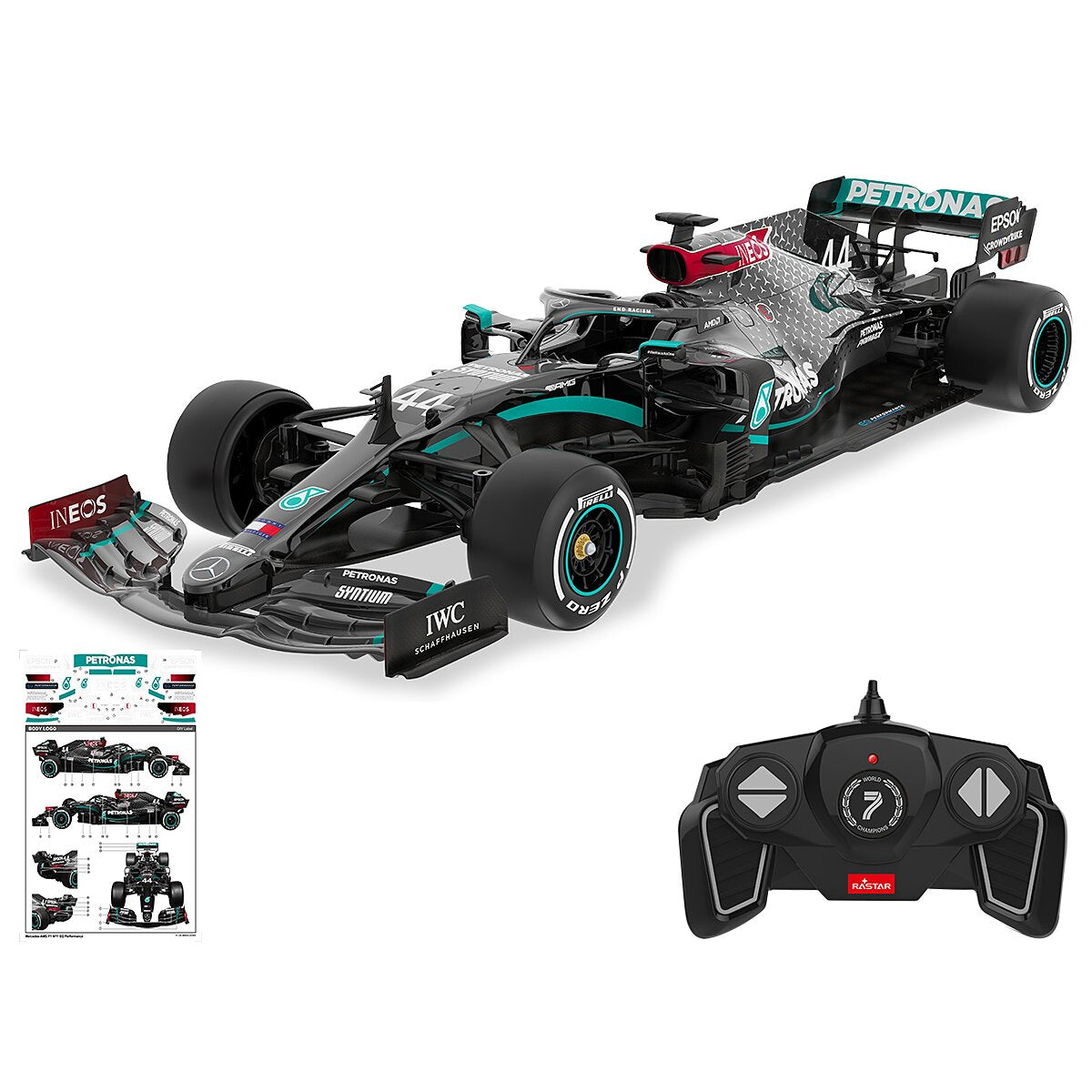 JAMARA Mercedes-AMG F1 W11 EQ Performance 1:18 black 2,4GHz