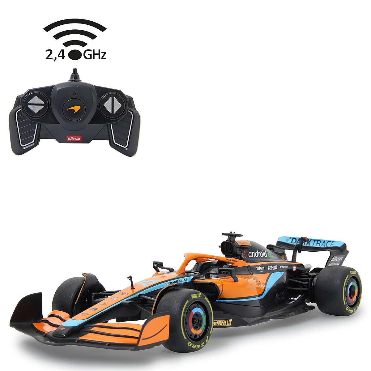 JAMARA McLaren MCL36 1:18 orange 2,4GHz