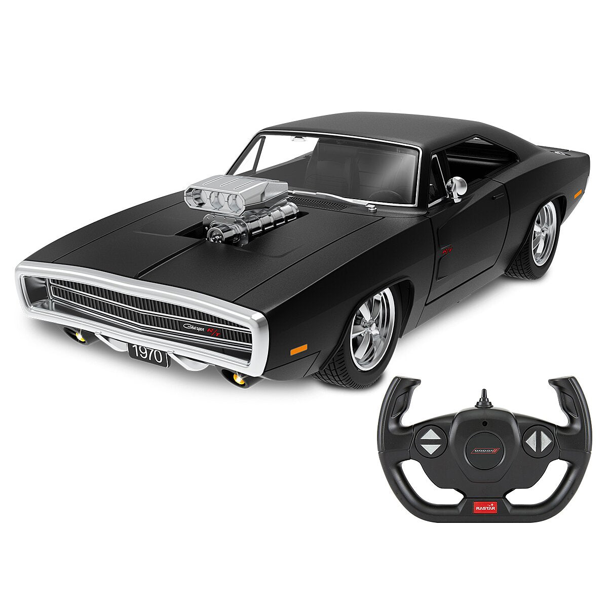 JAMARA Dodge Charger R/T 1970 1:16 black 2,4GHz Manual door