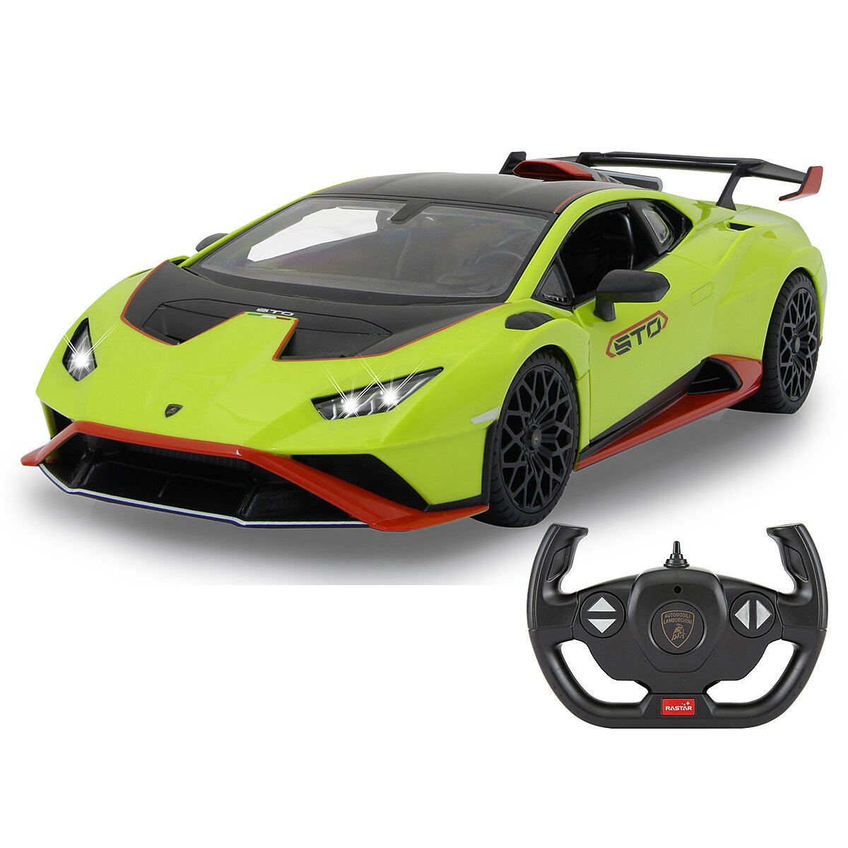 JAMARA Lamborghini Huracán STO 1:14 grün 2,4GHz Manual door
